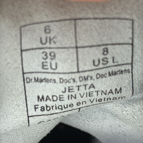 Dr marten free people white Jetta boots platform size 8. Zipper boots - Picture 6 of 6